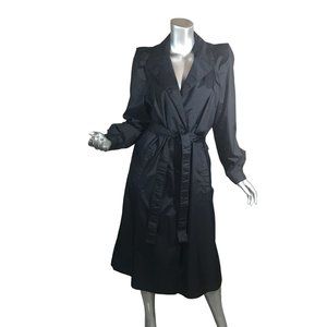 Vintage 80's Weather Wise by Betsy B. Women's Rain Trench Coat Long Belted Butto